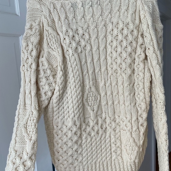Authentic Irish Knit Wool Sweater - Picture 3 of 5
